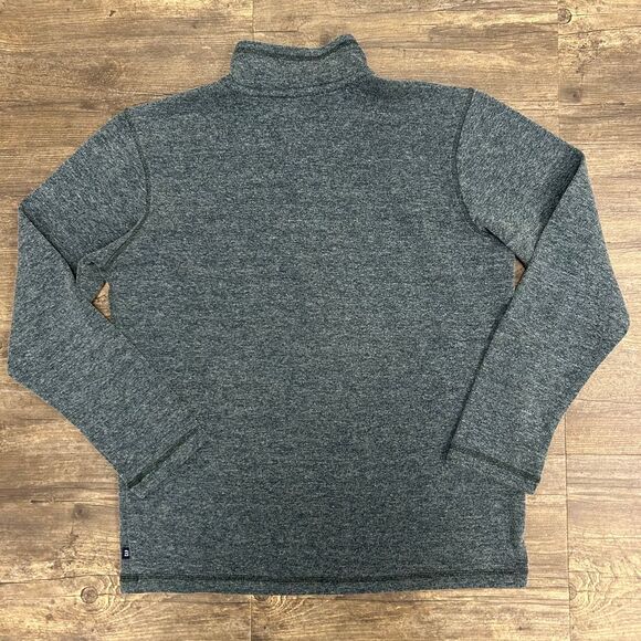 Gap 1/4 Zip Pullover Sweater/Sweatshirt Men Size Medium Heathered Green - Picture 7 of 8